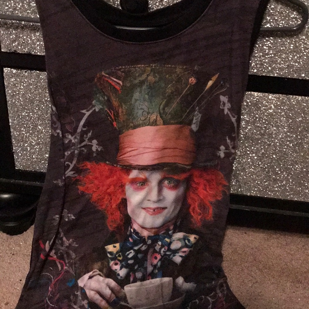 Johnny Depp Mad Hatter Tank top